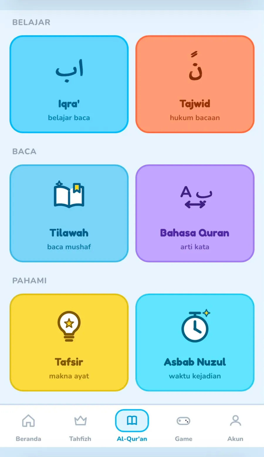 Fitur Tambahan EL Tahfiz