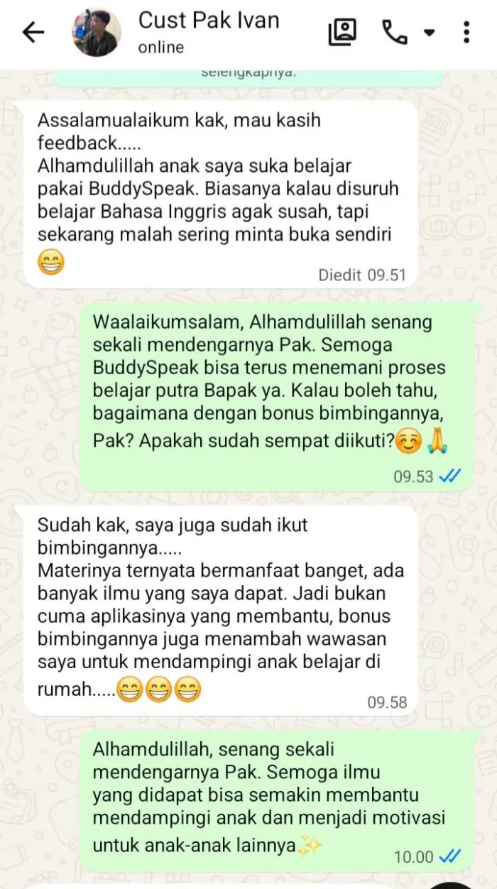 WA testimoni Bunda #5